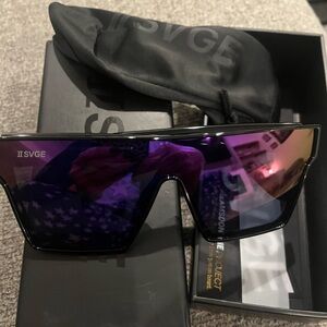 Black and Purple Sunglasses